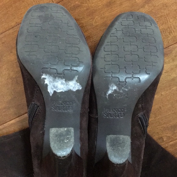 FRANCO SARTO 8 Suede Leather Boots - Picture 5 of 8